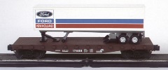 1991, Car #2 of 2 Flat Car #2 [of 2] with Ford Van, Conrail (Lancaster, PA)